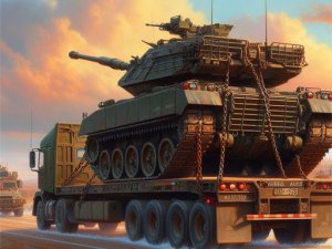 Tank Transporter Strategy Game