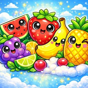 Fruit Sorting Puzzle Game